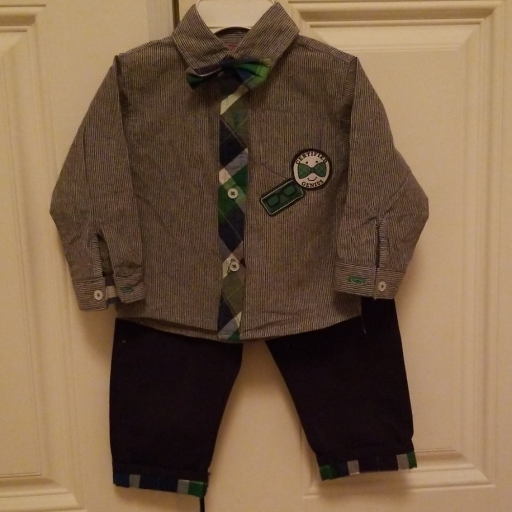 2 piece boy 6/9 month suit